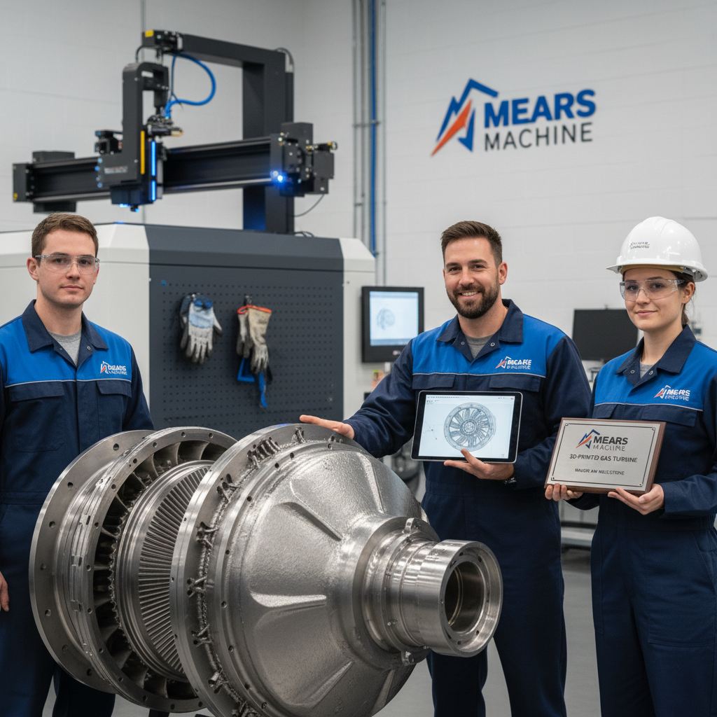 Mears Machine Delivers Complete 3D-Printed Gas Turbine Hardware, Marking a New Era in Aerospace Propulsion