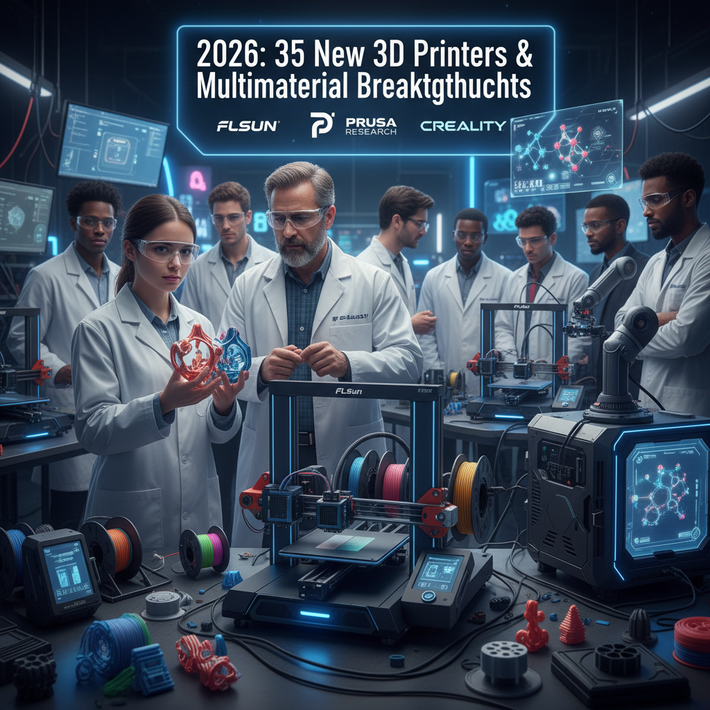 The Future Takes Shape: 35 New 3D Printing Products Poised to Transform the Landscape in 2026