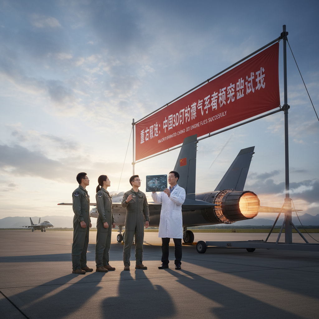 China's Aerospace Leap: First 3D-Printed Jet Engine Completes Flight Testing