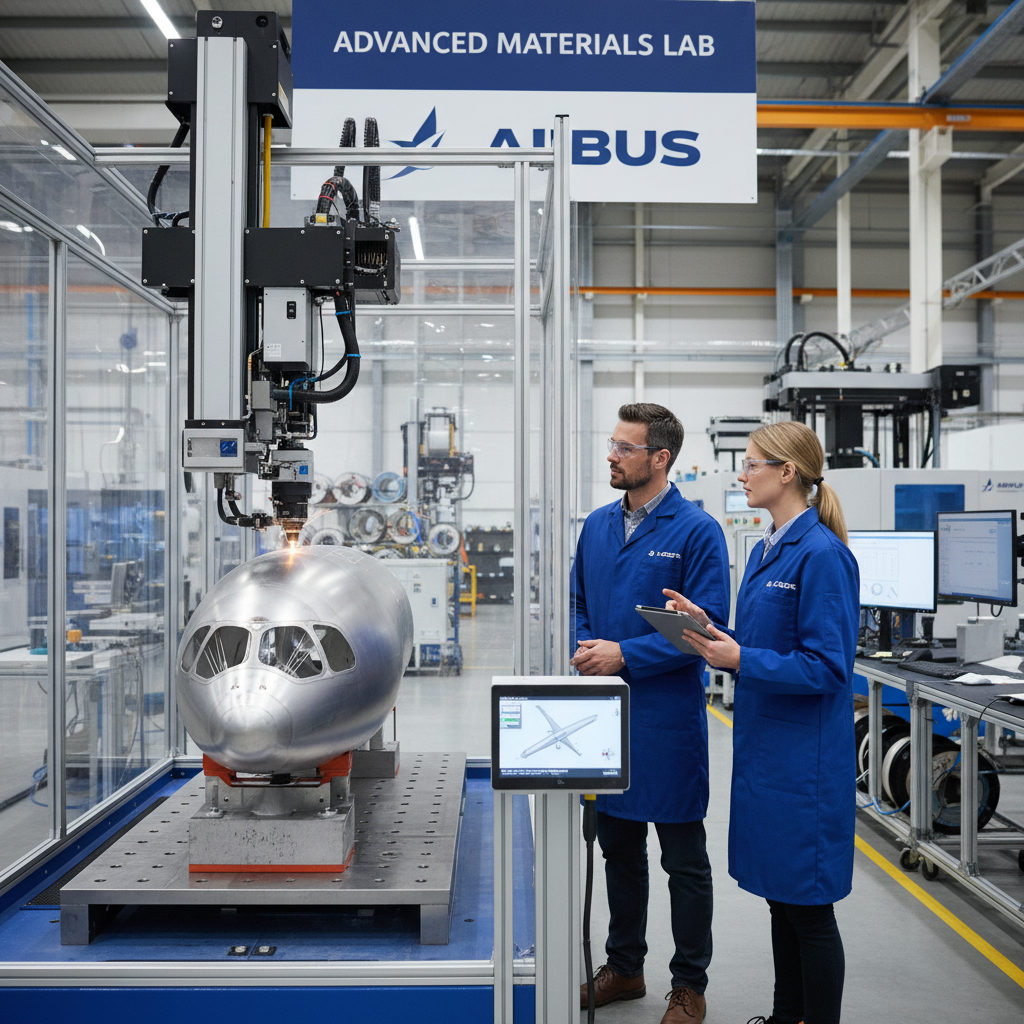 Airbus Forges a New Path: Wire-DED 3D Printing for Titanium Aircraft Parts