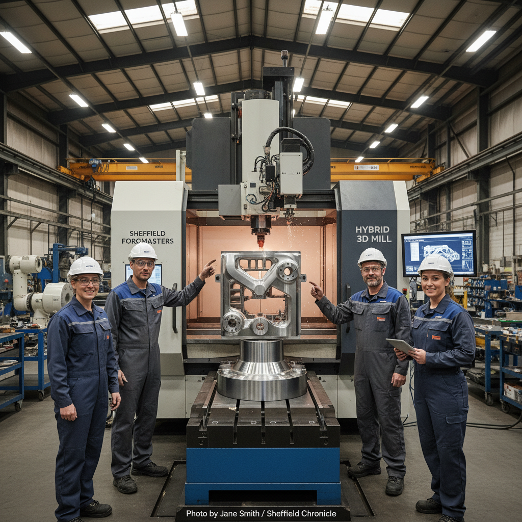 Sheffield Forgemasters Unveils Game-Changing Hybrid 3D Printing and Milling System