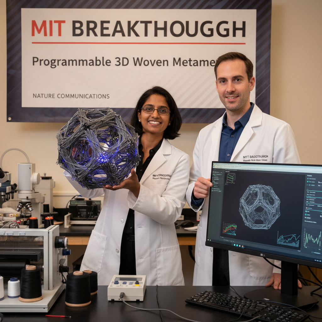 MIT Unveils Revolutionary Platform for Customizable 3D Woven Metamaterials, Accelerating Innovation