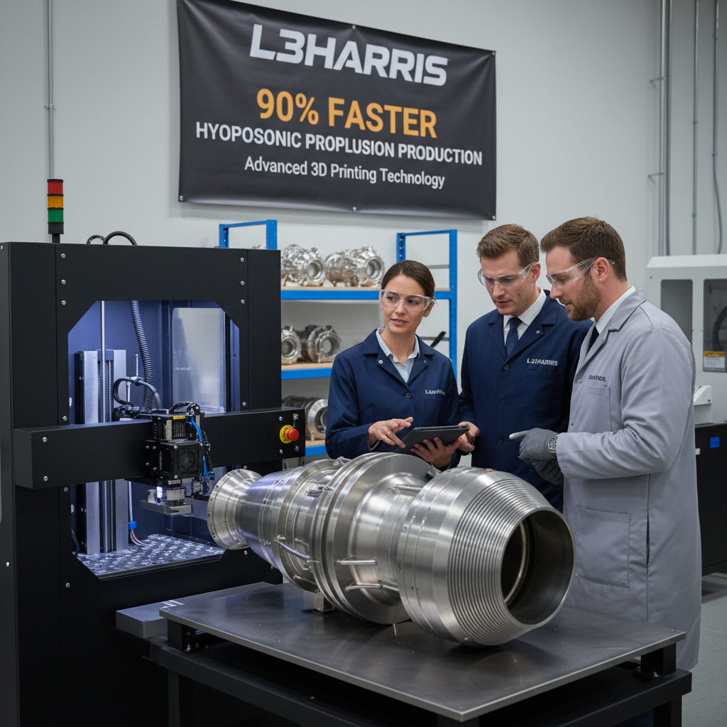 L3Harris Revolutionizes Hypersonic Production with Advanced 3D Printing