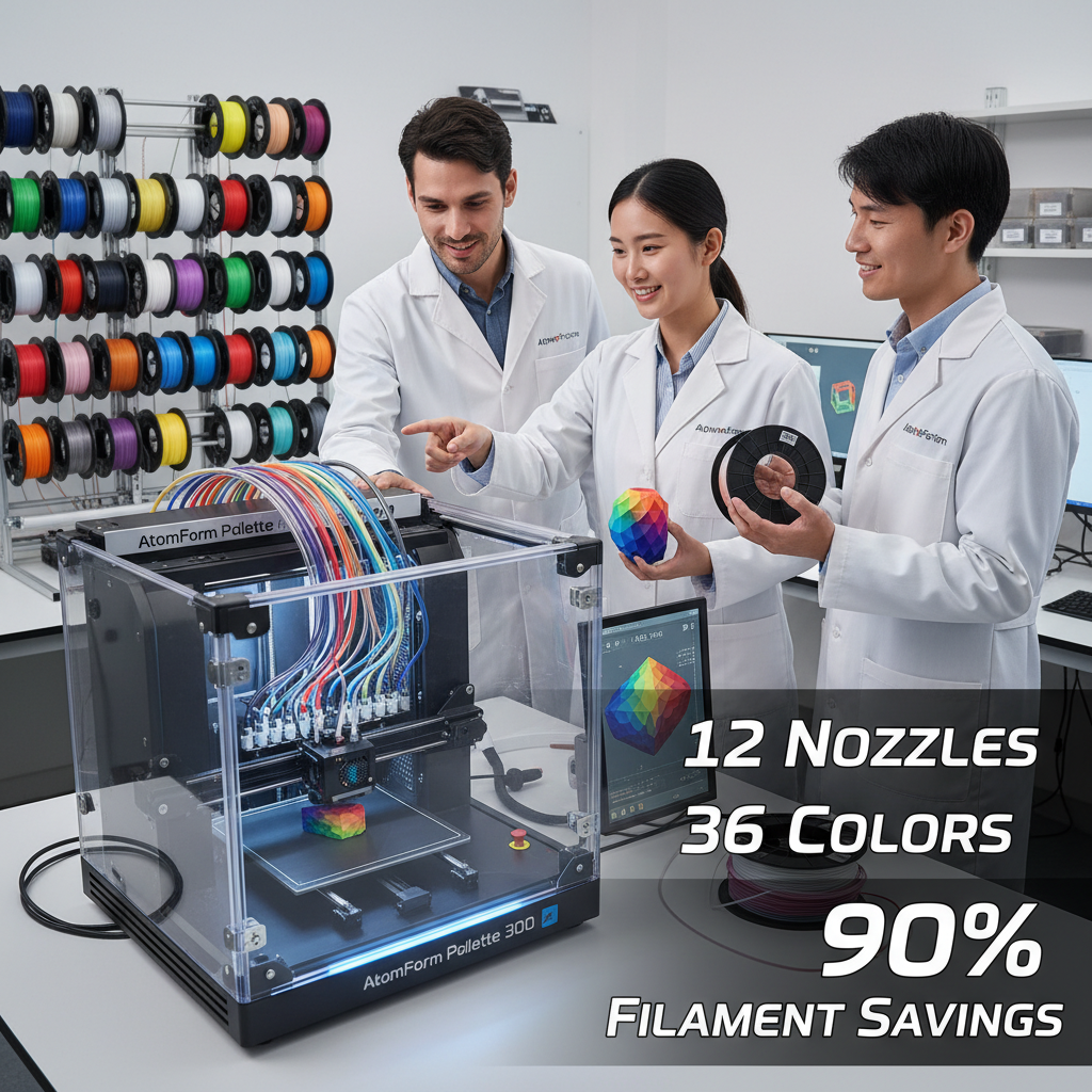 AtomForm's Palette 300: Unveiling a New Era in Multi-Material 3D Printing