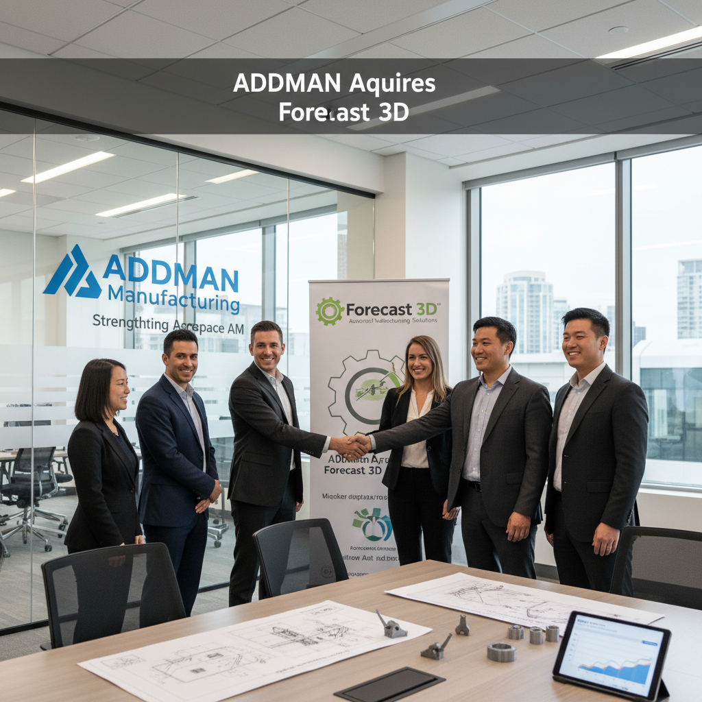 ADDMAN Engineering Acquires Forecast 3D: A Leap Forward in Production-Scale Additive Manufacturing