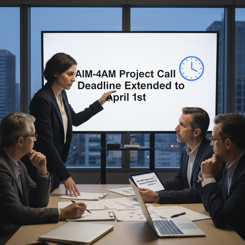 AIM-4AM Project Call Deadline Extended to April 1st: Fueling AI Innovation in Additive Manufacturing