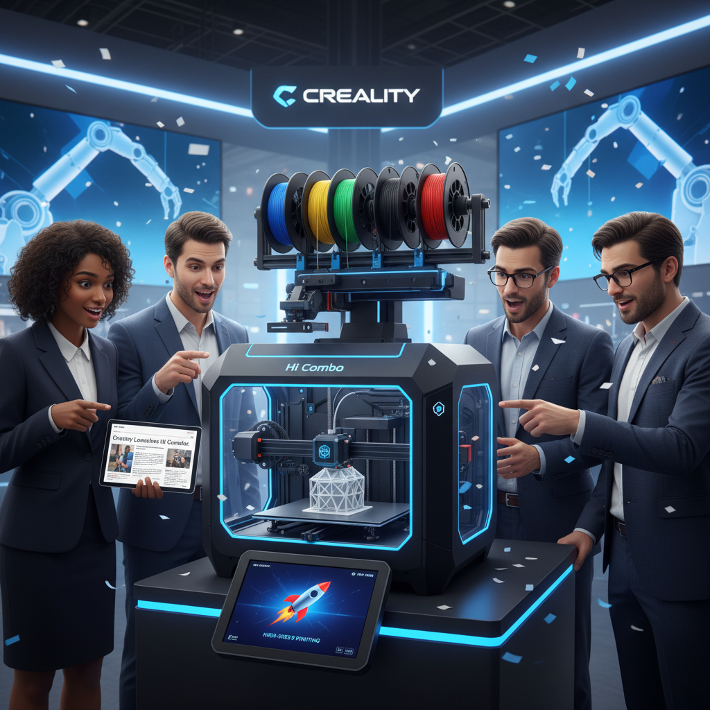 Creality Unveils the Hi Combo: A New Era in High-Speed 3D Printing with Smart Automation