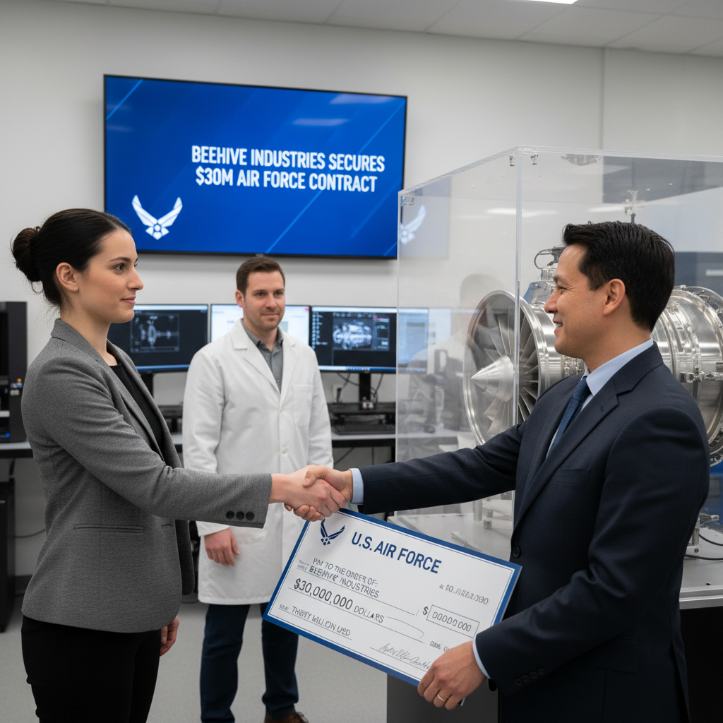 Beehive Industries Wins $30 Million Air Force Contract for 3D-Printed Turbojets