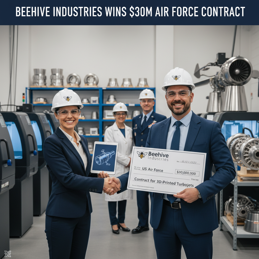 Aerospace Innovation Takes Flight: 3D-Printed Turbojets Secure Major Air Force Investment