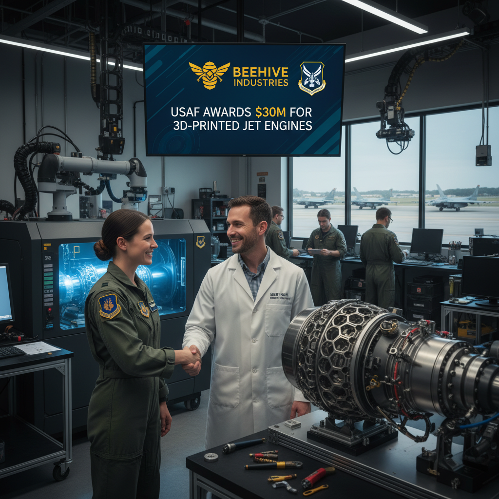 Beehive Industries Soars: $30M USAF Deal for 3D Printed Jet Engines Reshapes Aerospace