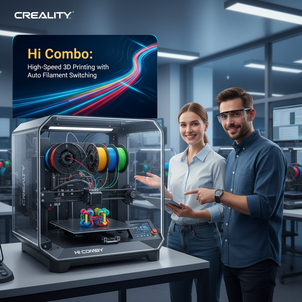 Creality Unveils the Revolutionary Hi Combo 3D Printer: Speed Meets Automation