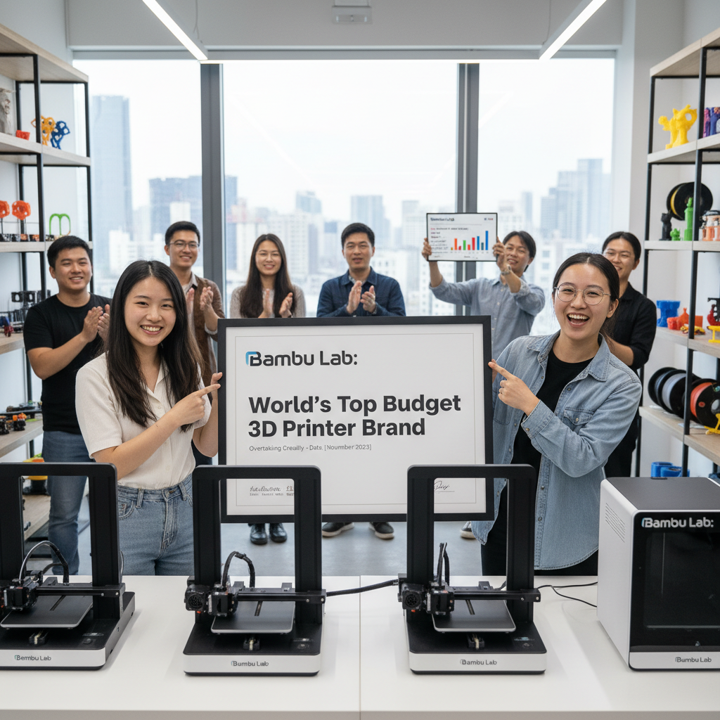 Bambu Lab Dethrones Creality: A New Era in Budget 3D Printing