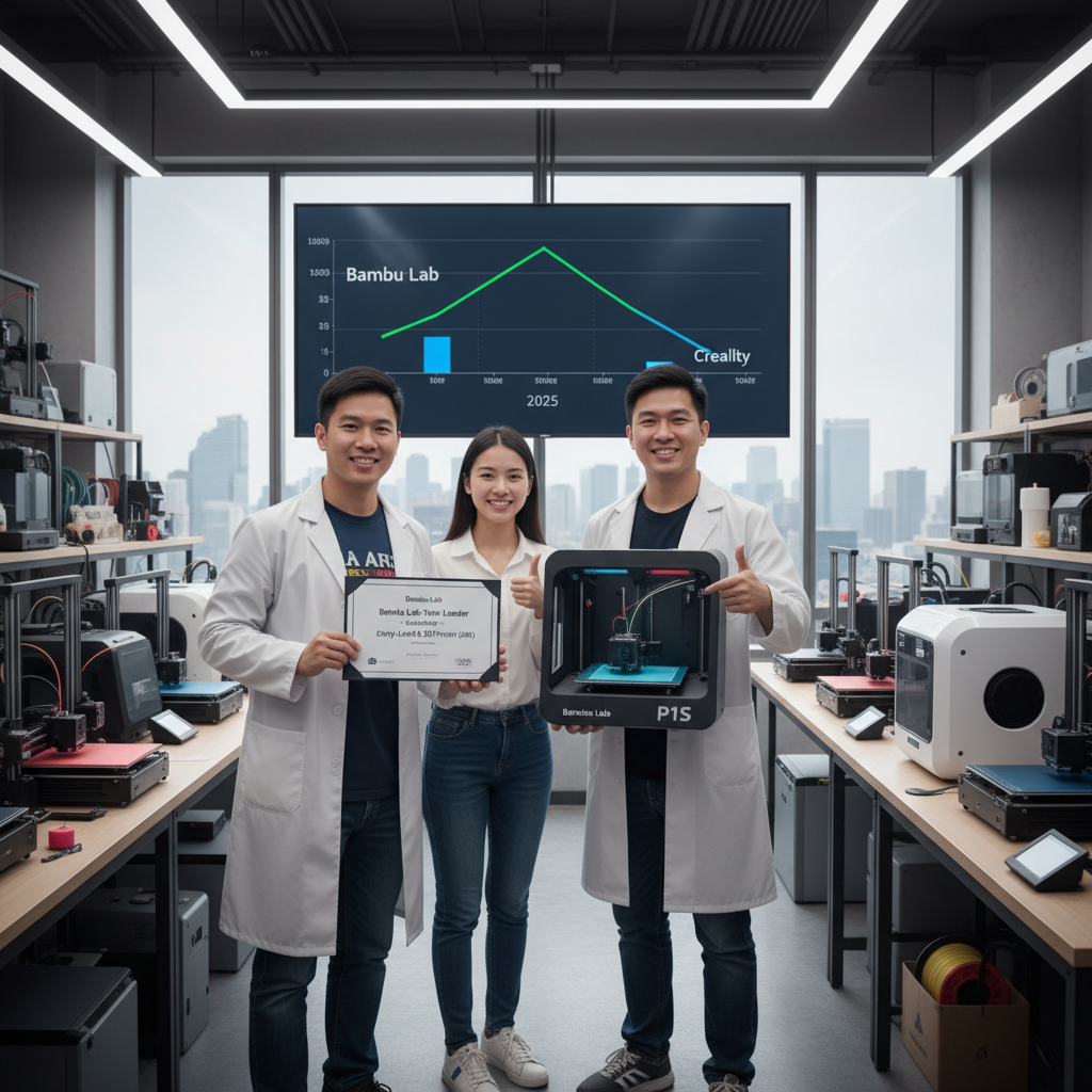 Bambu Lab Dethrones Creality: A New Era in Entry-Level 3D Printing