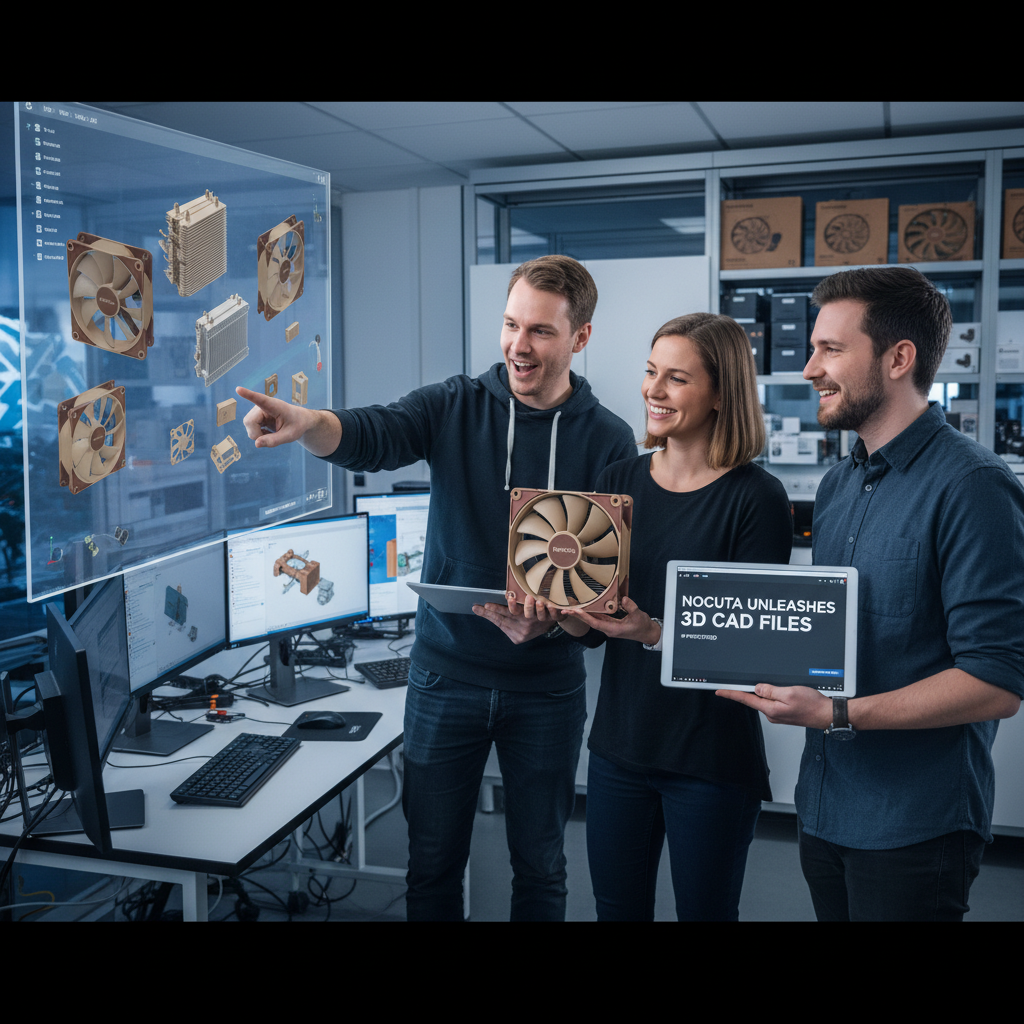 Noctua Opens Pandora's Box: Unlocking Innovation with 3D CAD Files